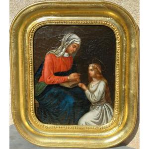 Hst Education de la Sainte Vierge Marie par Sainte Anne