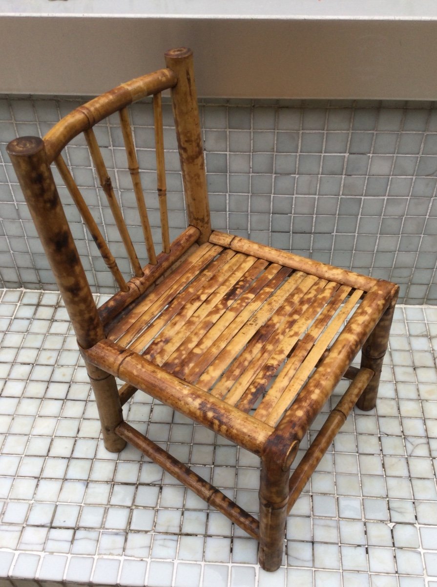 Chaise De Poupées  En Bambou-photo-1