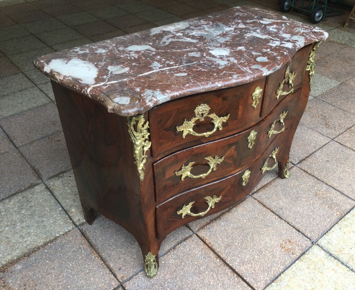 Louis XV Period Commode In Violet Box