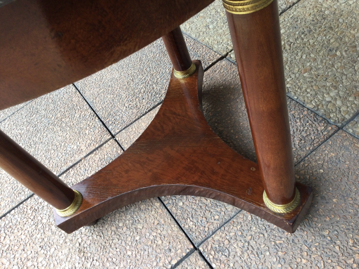 A Low Empire-style Pedestal Table-photo-4
