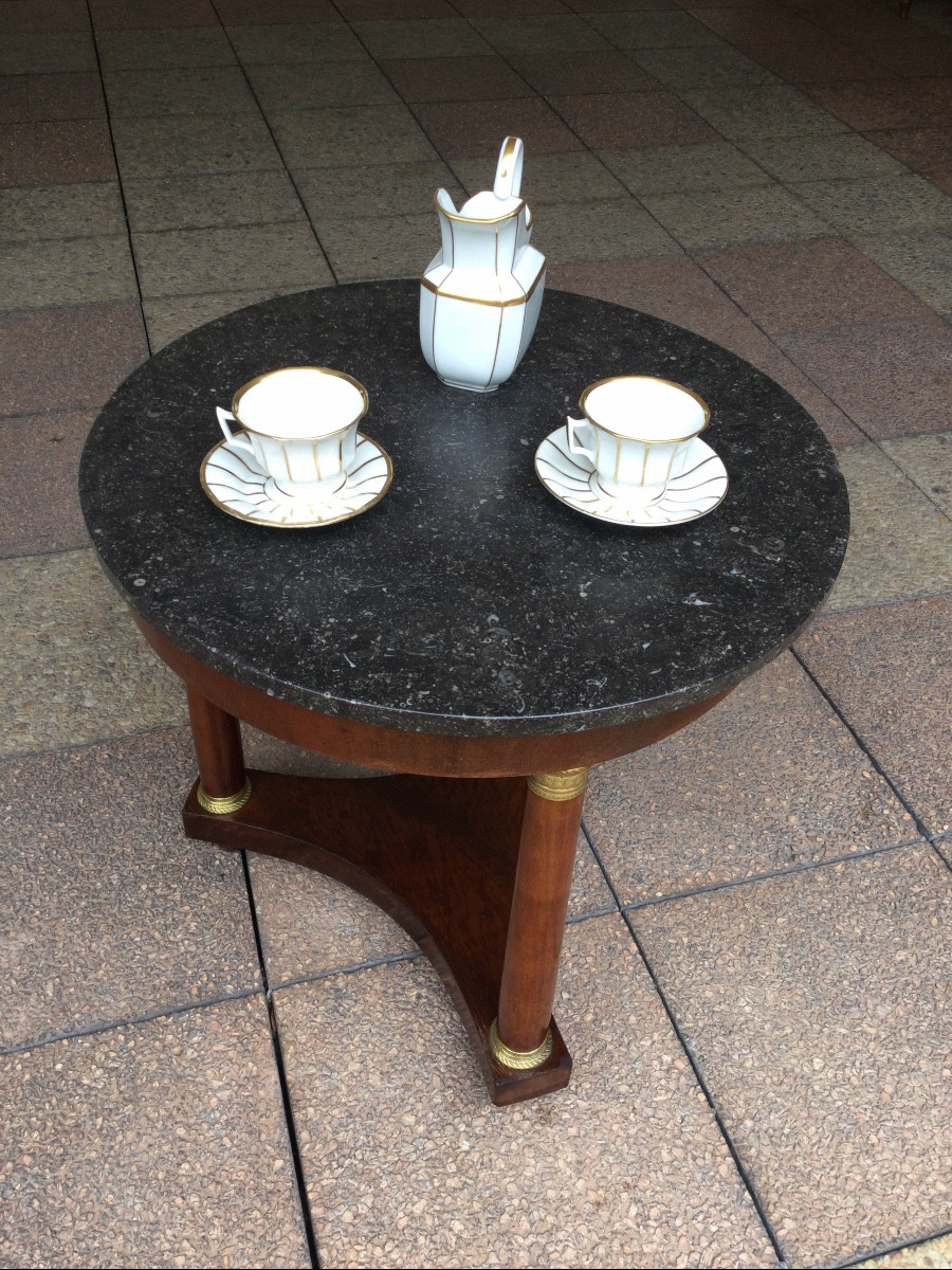 A Low Empire-style Pedestal Table