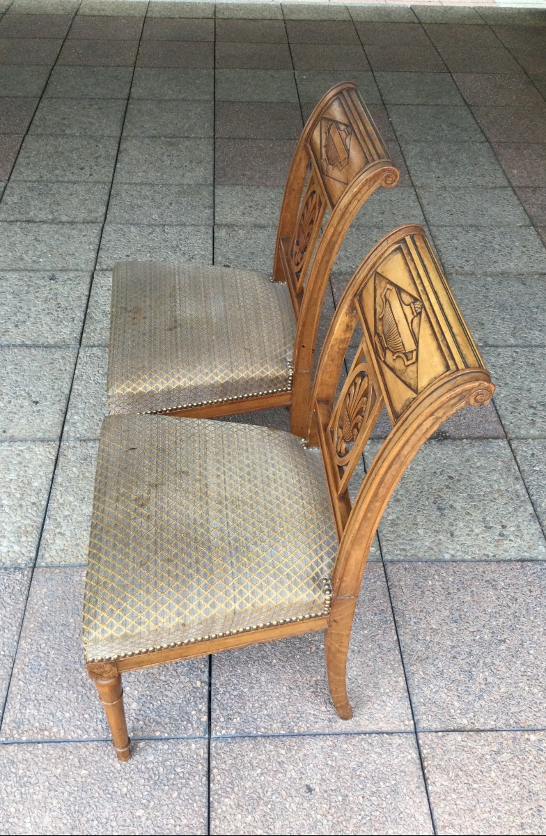 A Pair Of Directoire Style Chairs-photo-3