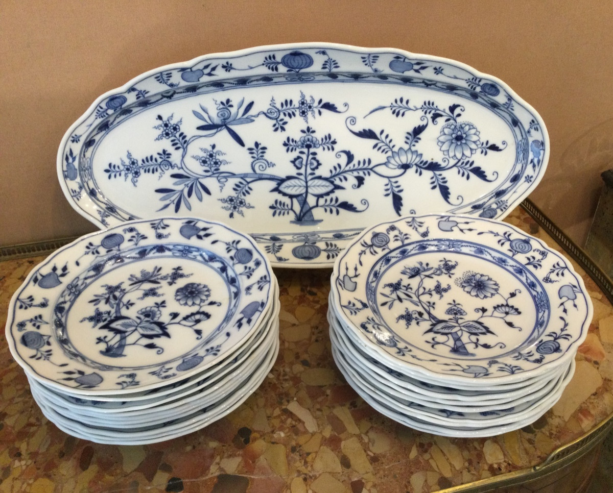 Un grand service de table en porcelaine de MEISSEN -photo-2