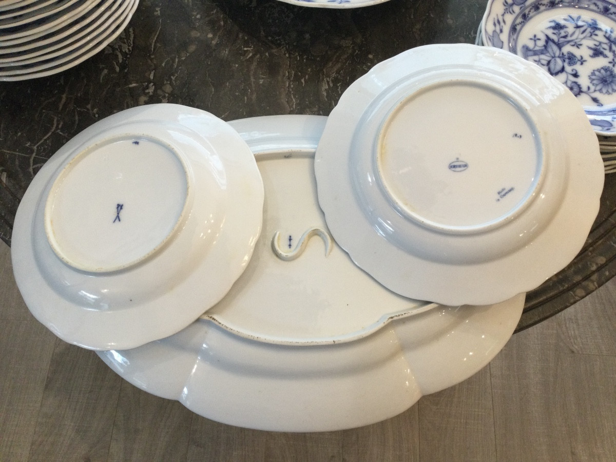 Un grand service de table en porcelaine de MEISSEN -photo-4