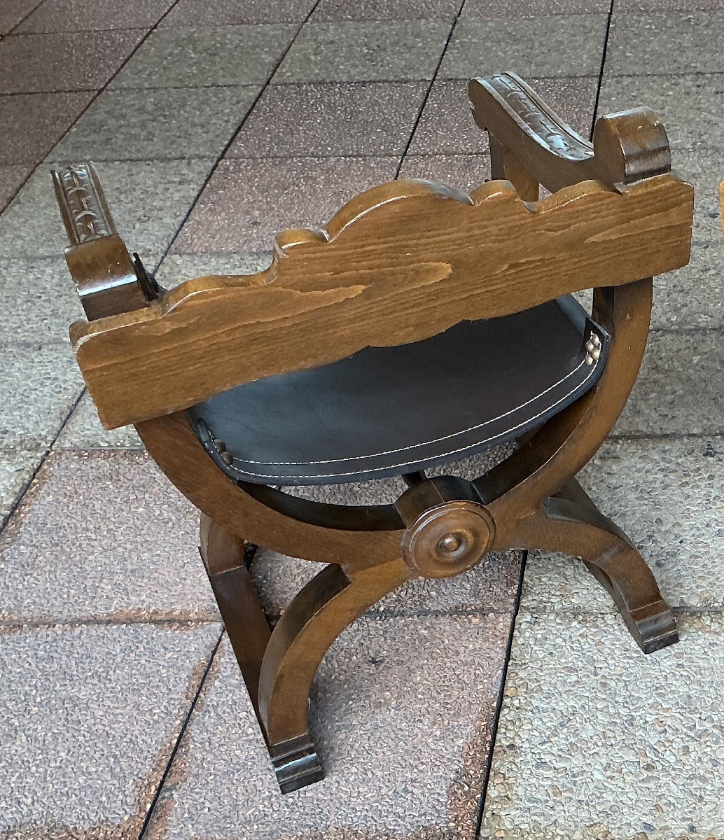 Un fauteuil curule , dit ''Dagobert''-photo-2