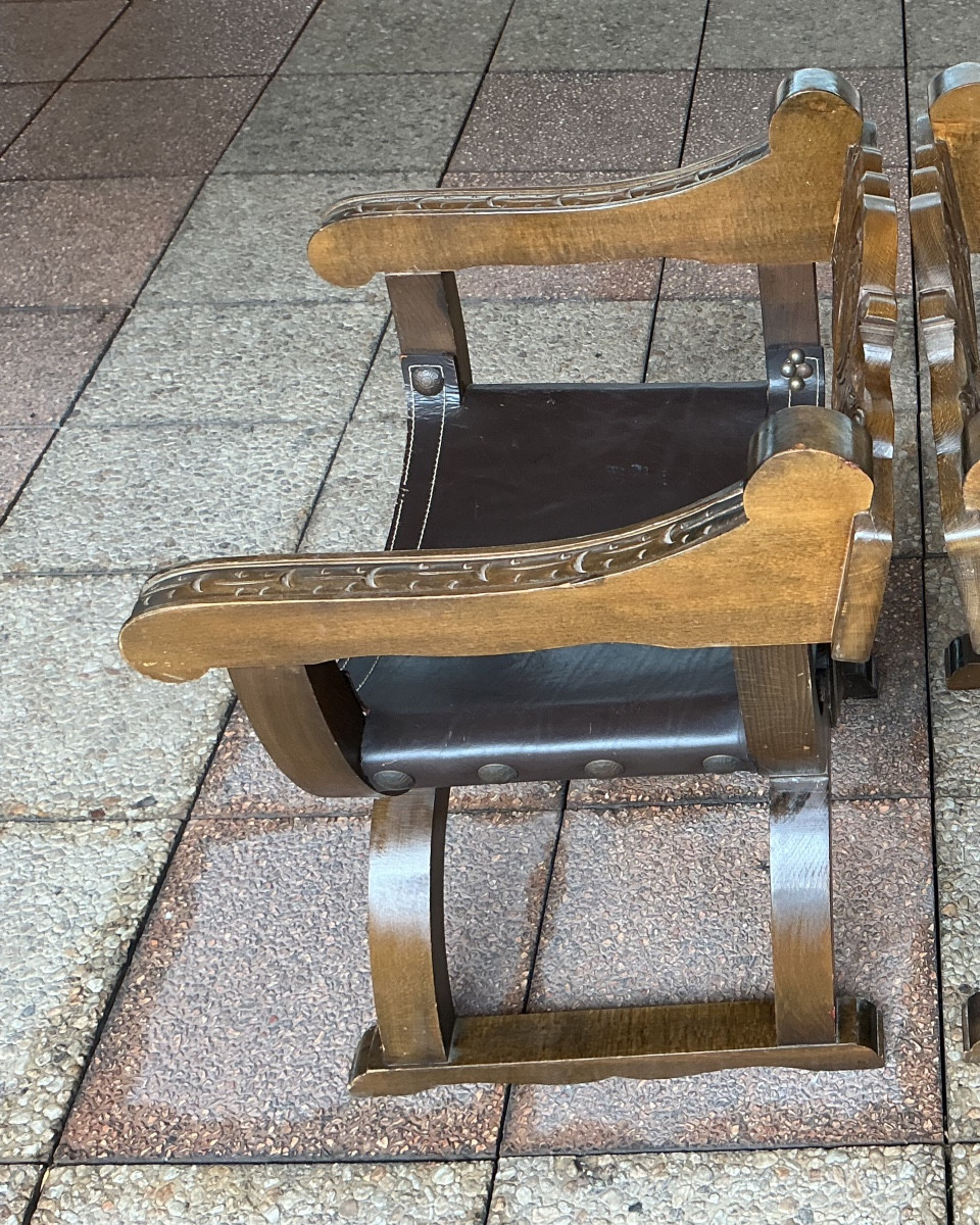 Un fauteuil curule , dit ''Dagobert''-photo-3