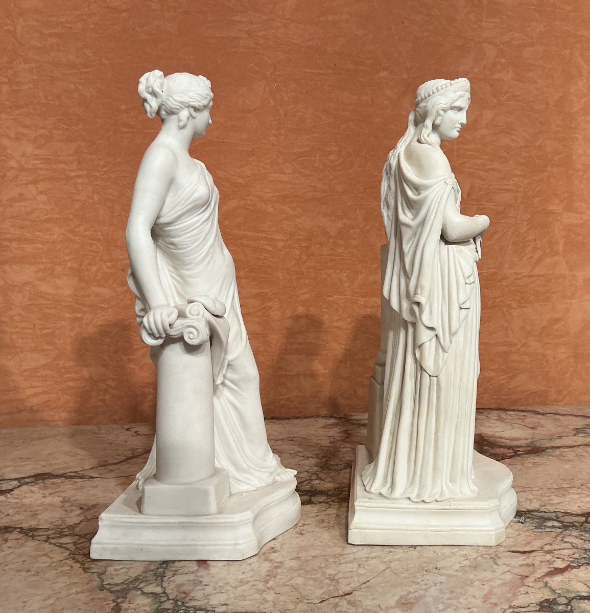 Two Large Biscuit Figures. -photo-2