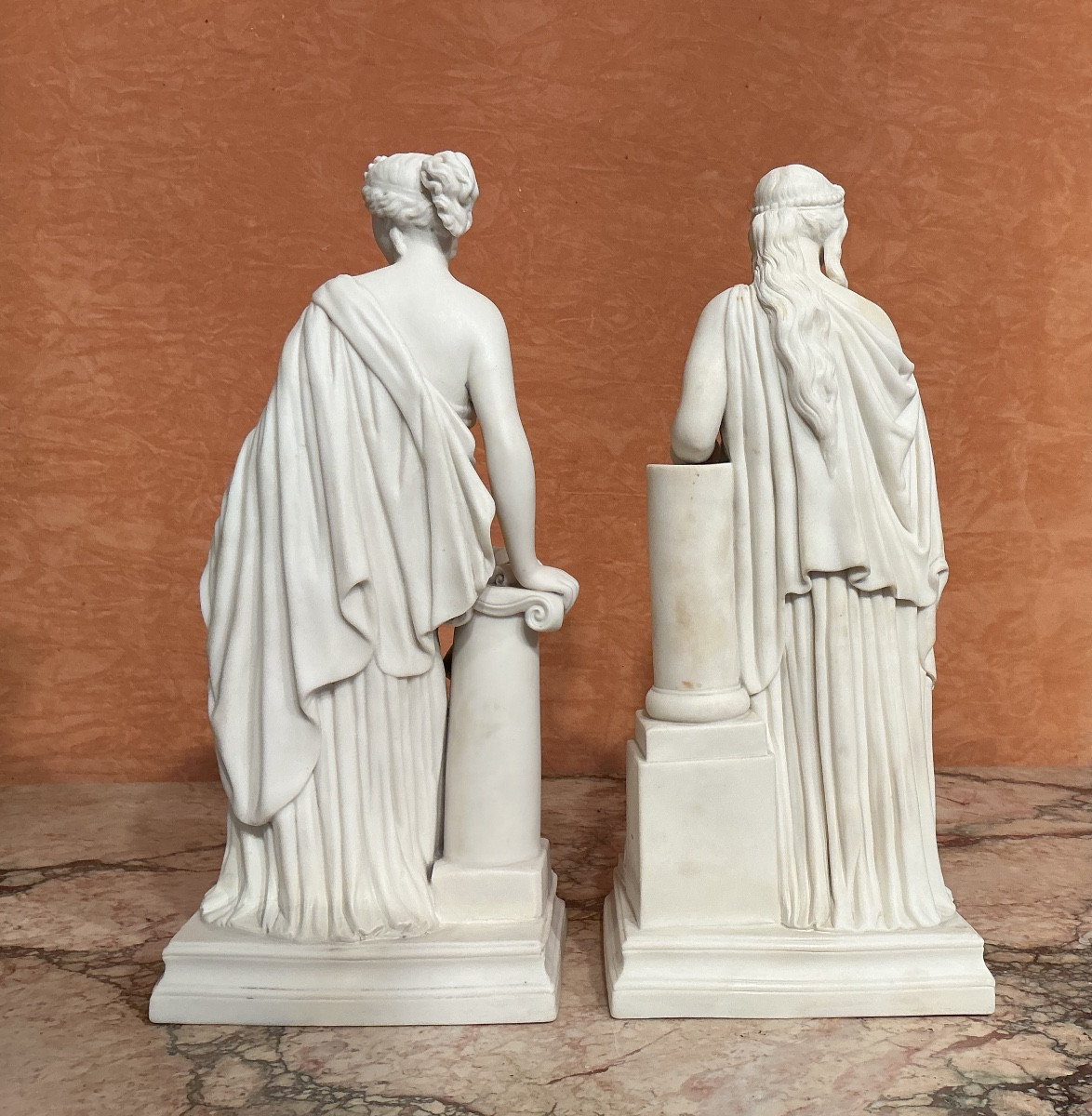 Two Large Biscuit Figures. -photo-4