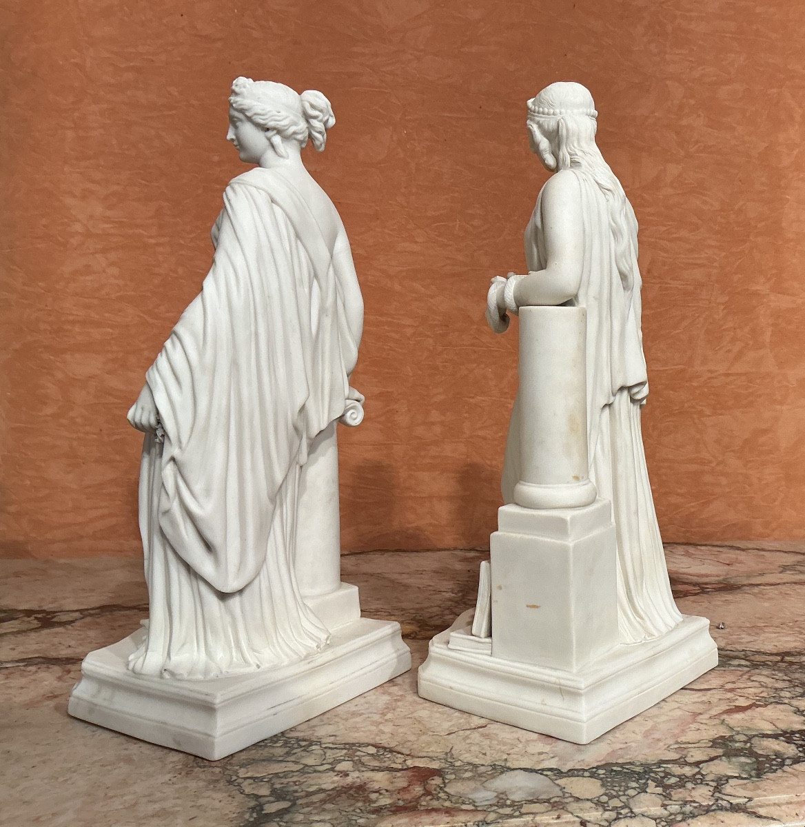 Two Large Biscuit Figures. -photo-1