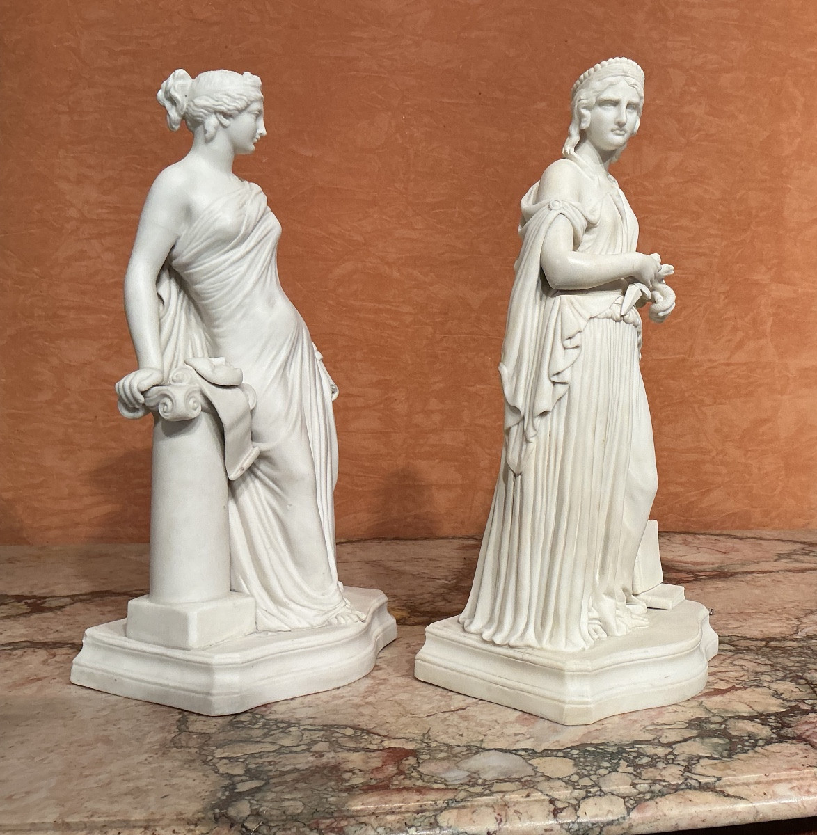 Two Large Biscuit Figures. -photo-2