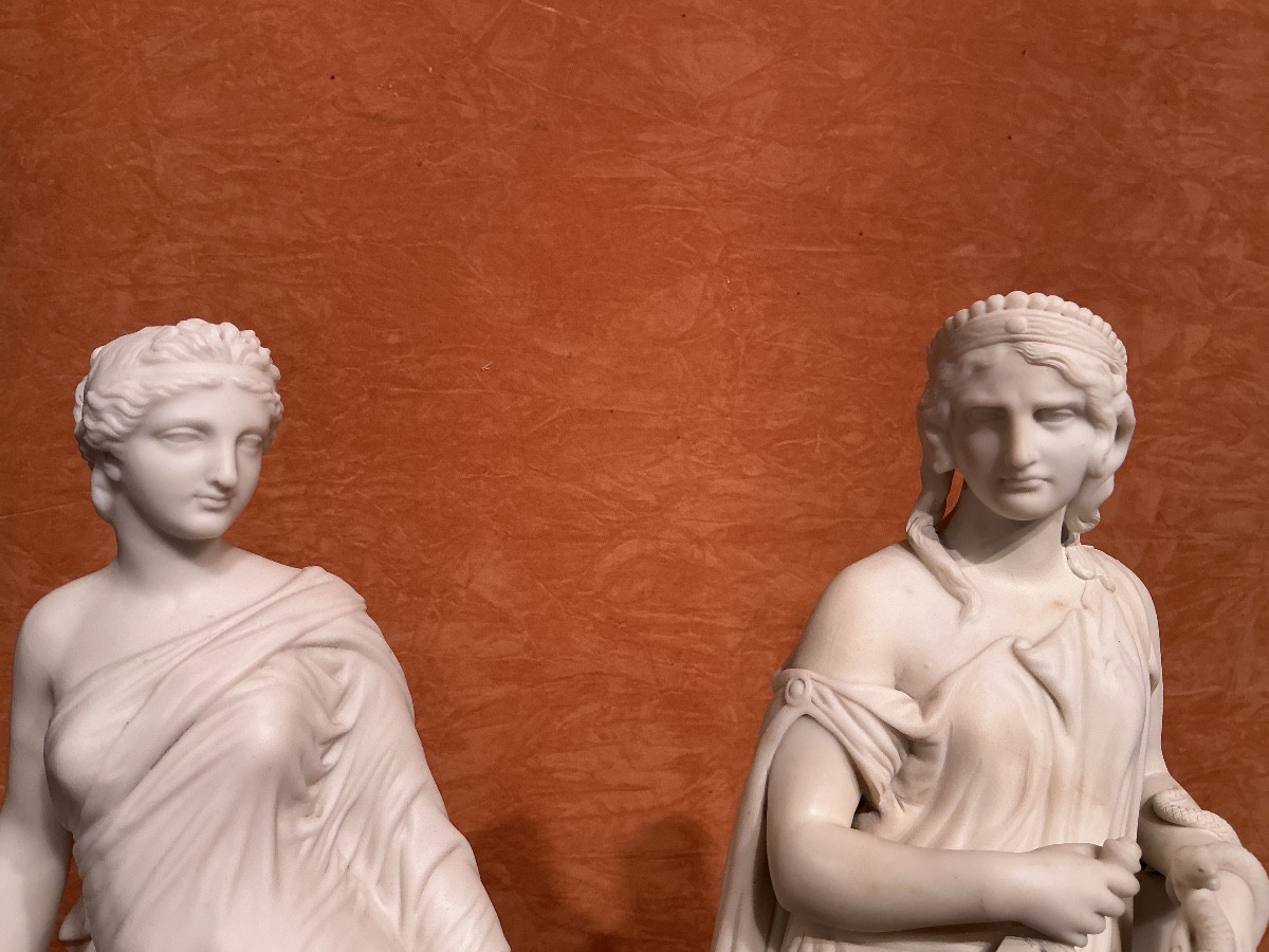 Two Large Biscuit Figures. -photo-5