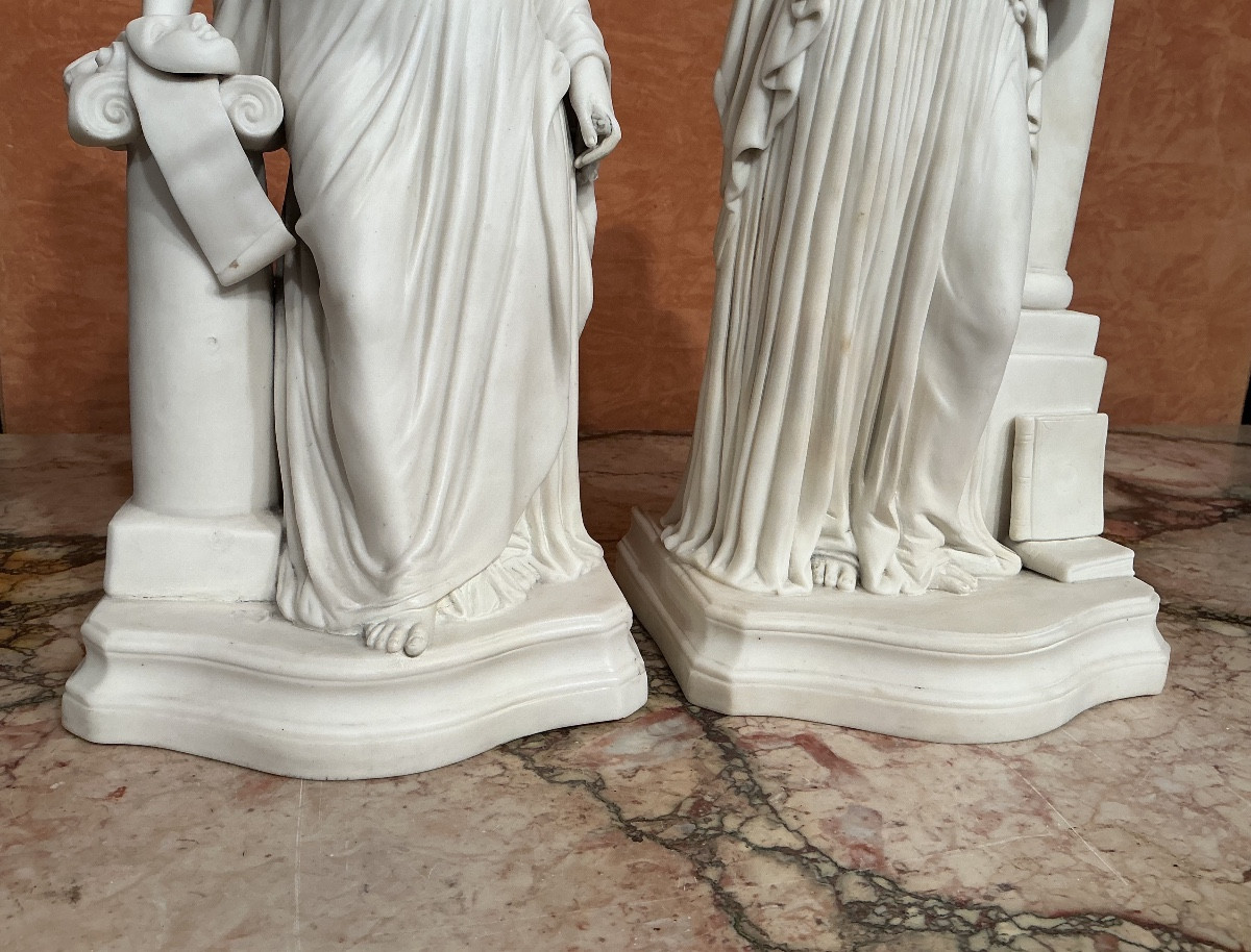 Two Large Biscuit Figures. -photo-3