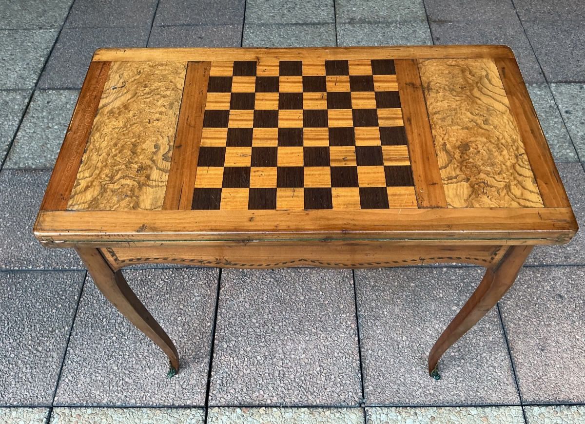 A Louis XV Games Table-photo-4