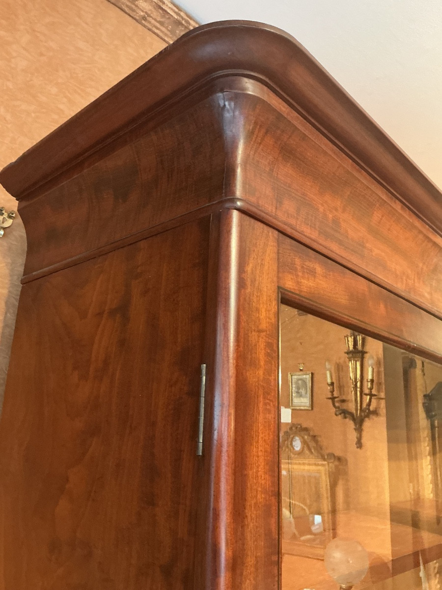 Une bibliothèque  en acajou.-photo-4