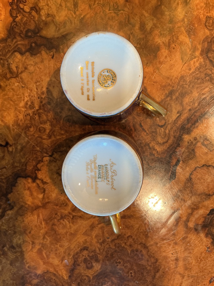 Six Empire Porcelain Cups And Saucers-photo-3