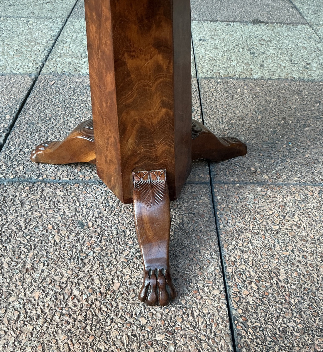 An Empire-style Mahogany Stool.-photo-4