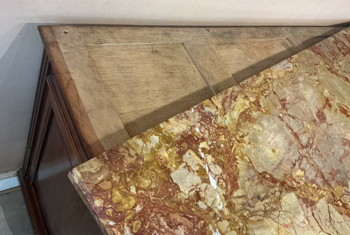 A Louis XVI Style Mahogany Sideboard.-photo-1