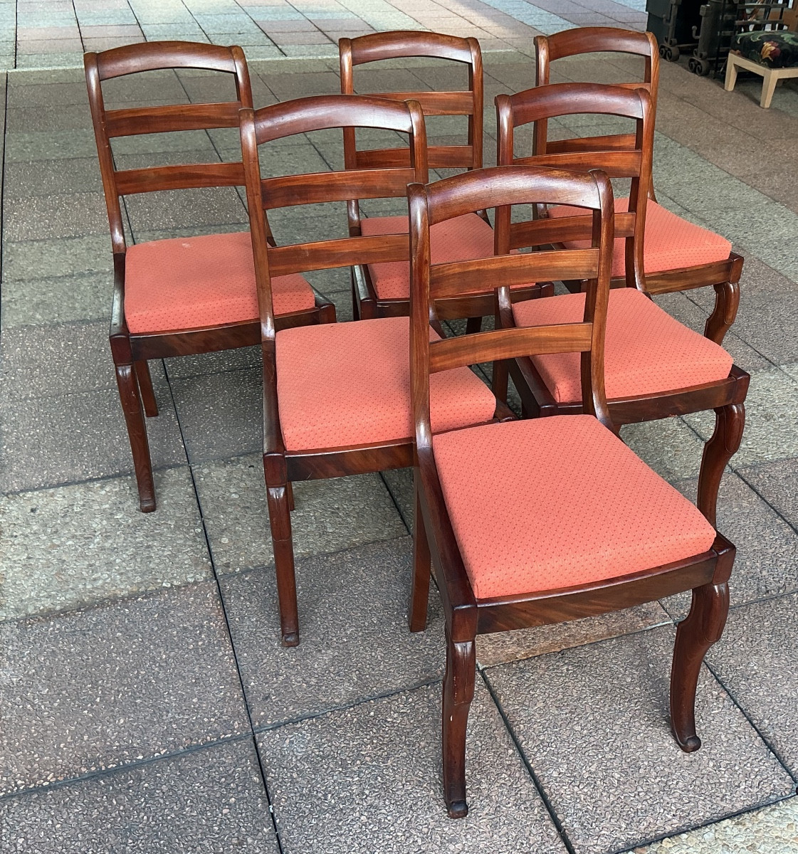 Suite de six chaises-photo-3