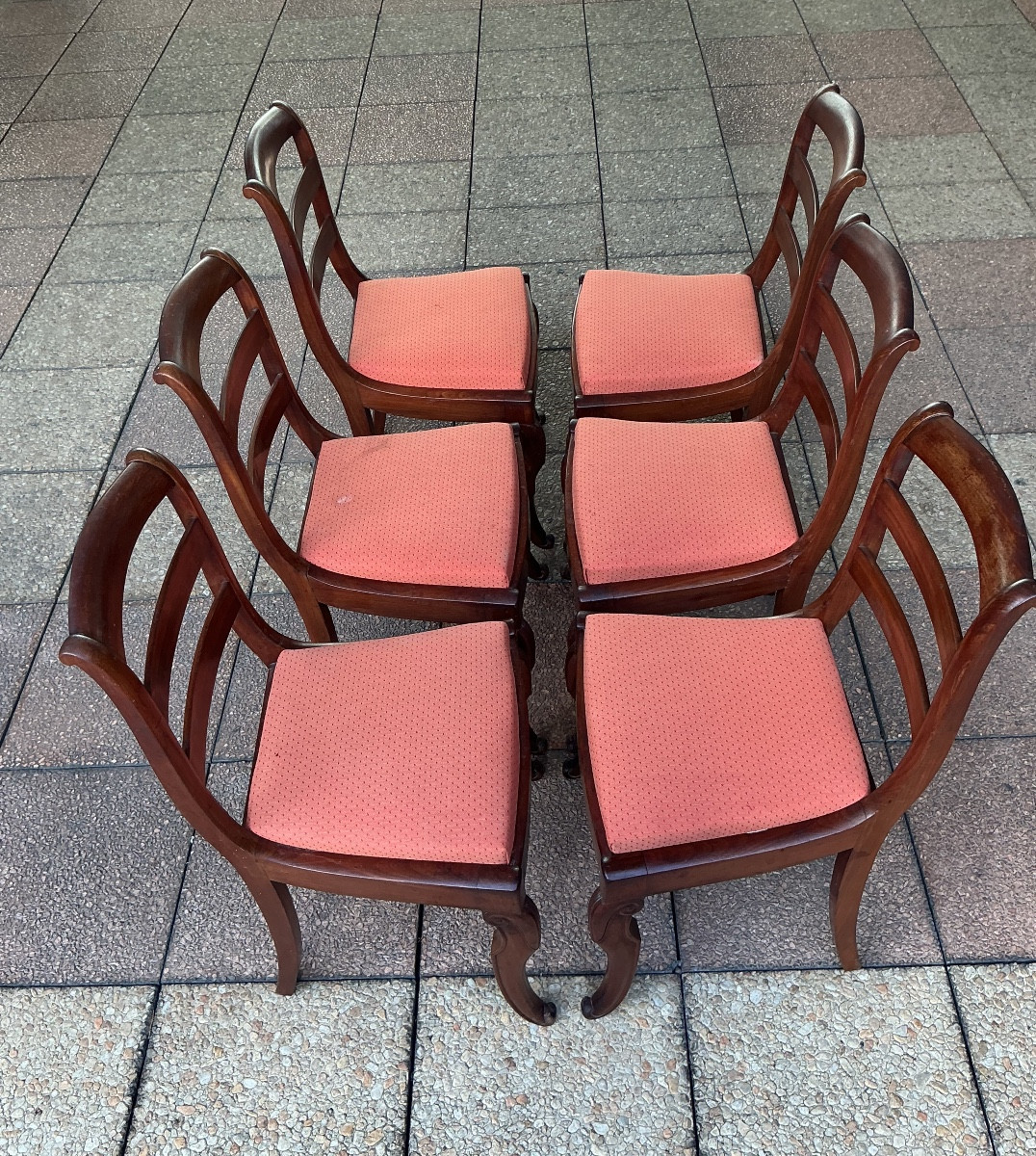 Suite de six chaises-photo-3