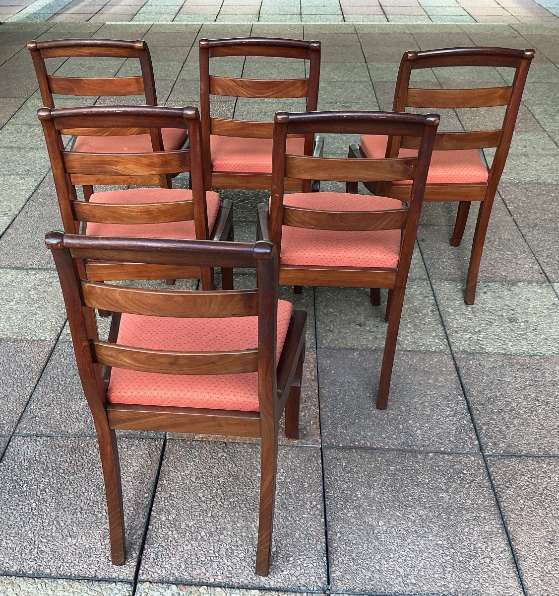 Suite de six chaises-photo-4