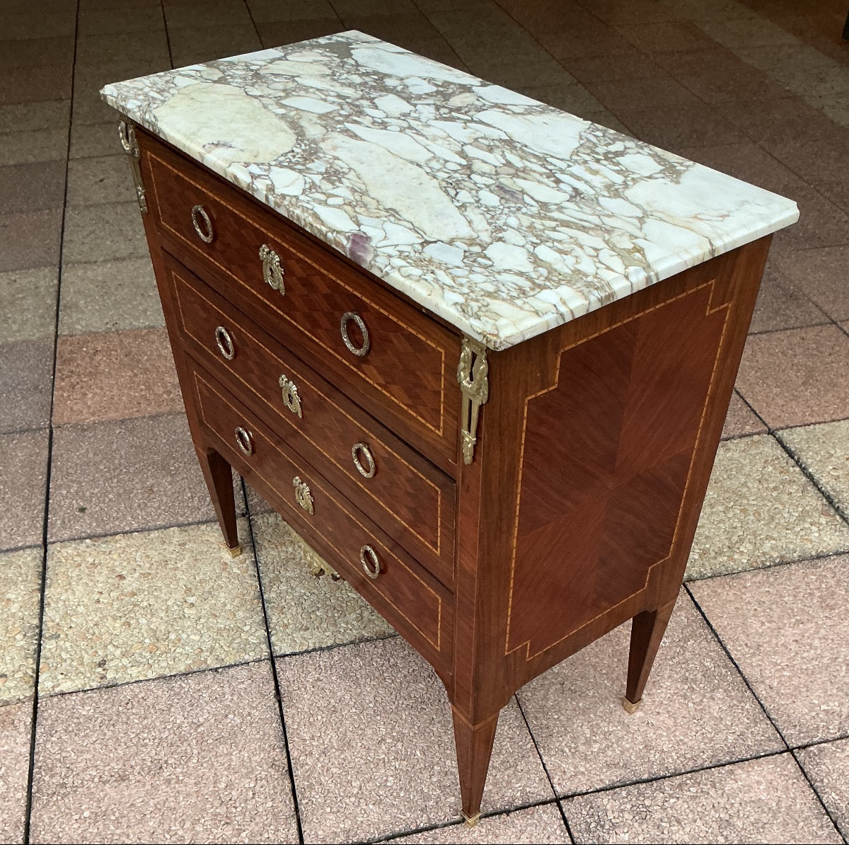 A Small Chest Of Drawers, Louis XVI-photo-3