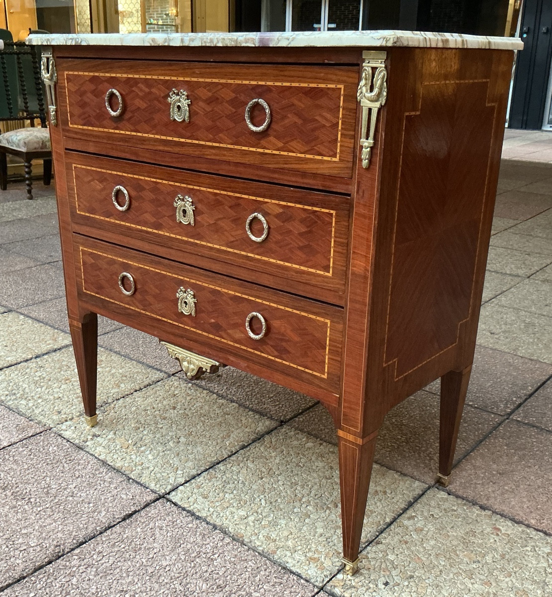 A Small Chest Of Drawers, Louis XVI-photo-4