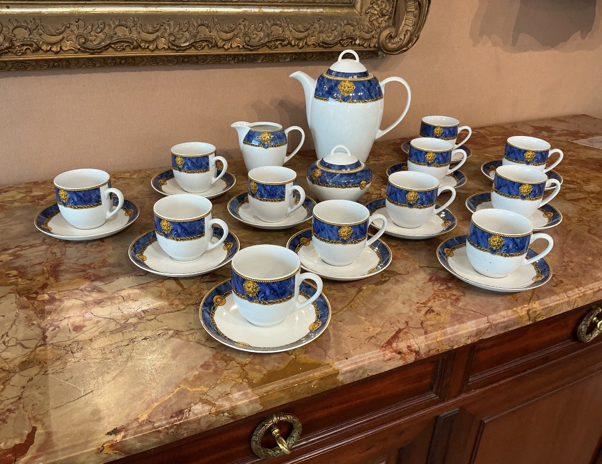 Grace Kelly And Prince Rainier III, Fine Porcelain Service.-photo-4