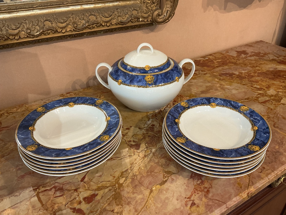 Grace Kelly And Prince Rainier III, Fine Porcelain Service.-photo-7