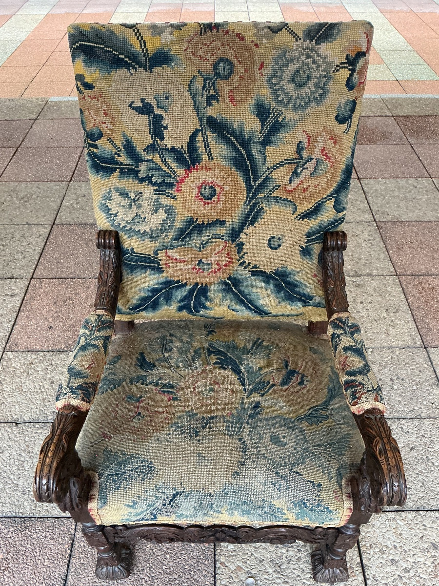 Armchair Louis XIV-photo-3