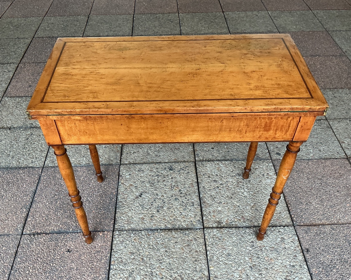 A Charles X Games Table-photo-3