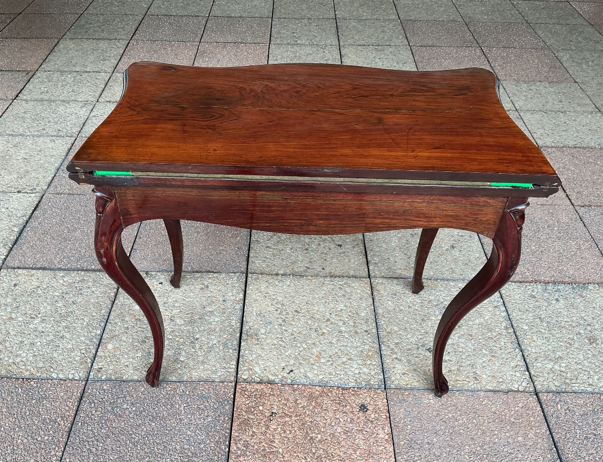 A Louis XV Style Games Table In Rosewood-photo-1