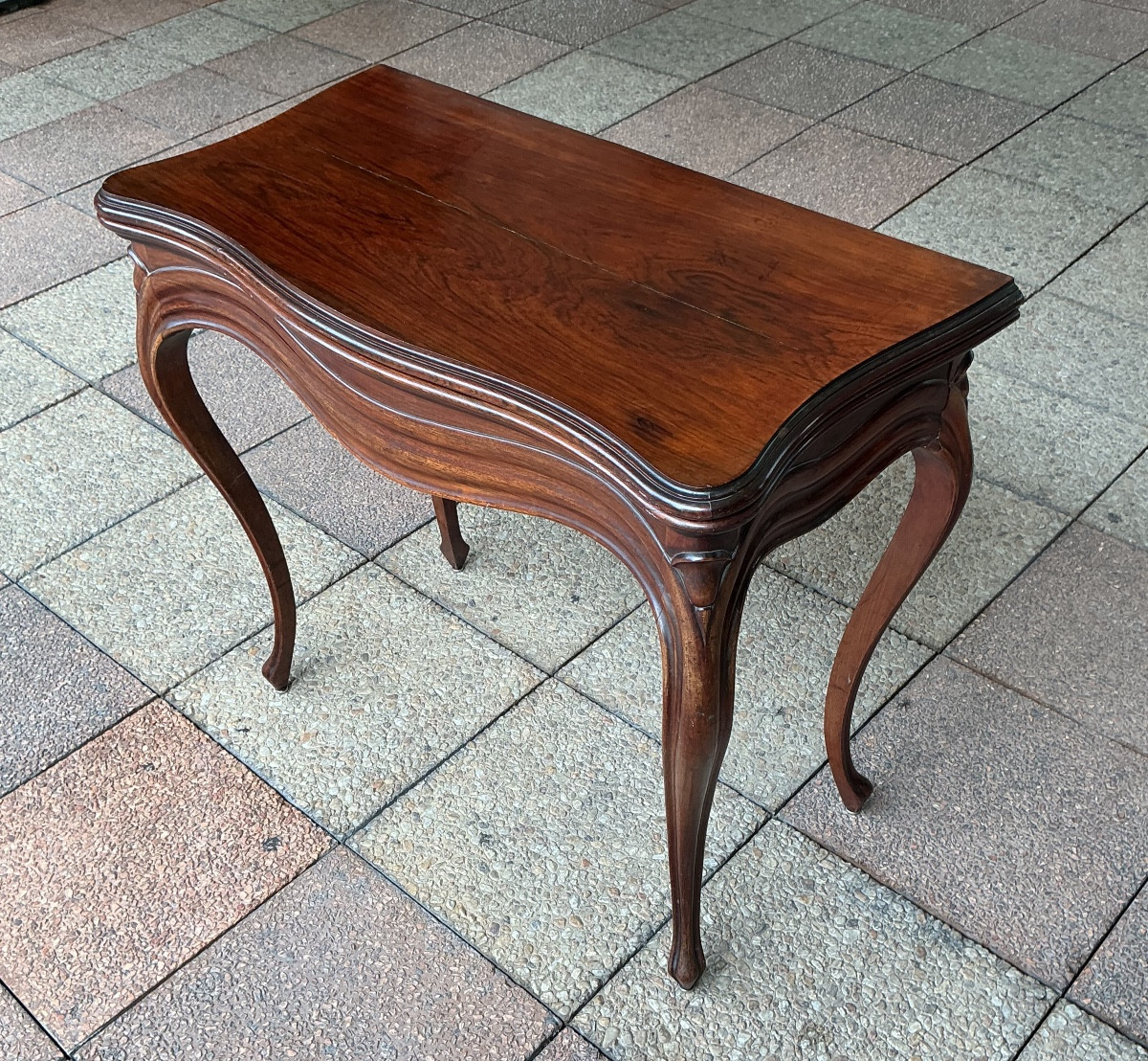 A Louis XV Style Games Table In Rosewood-photo-3