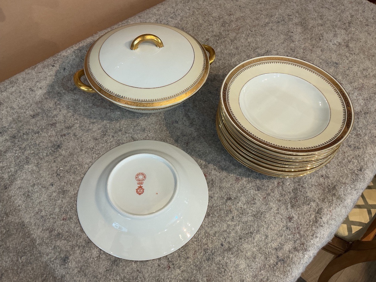 Un service de table en porcelaine HAVILAND à Limoges.-photo-3