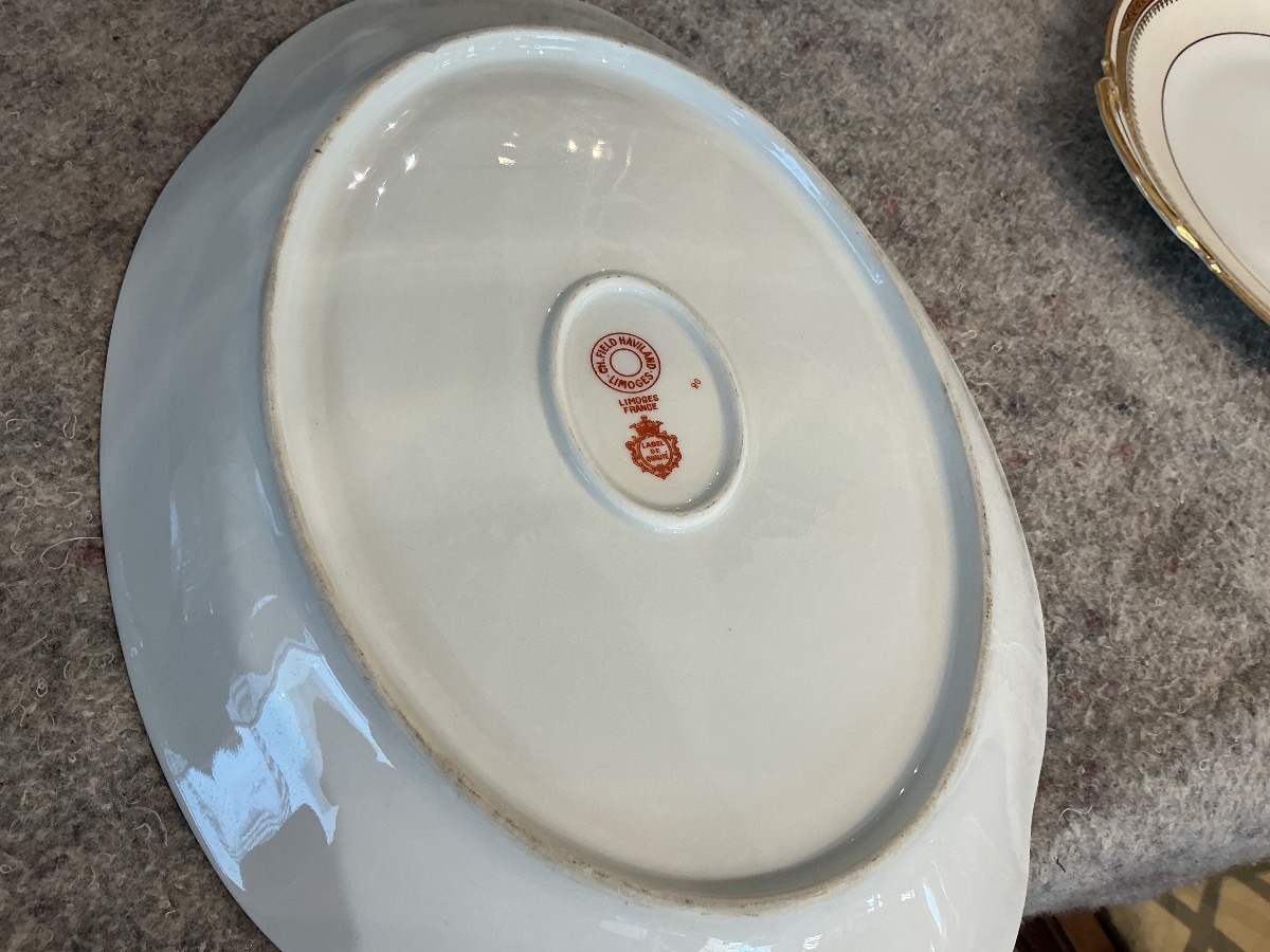 Un service de table en porcelaine HAVILAND à Limoges.-photo-5