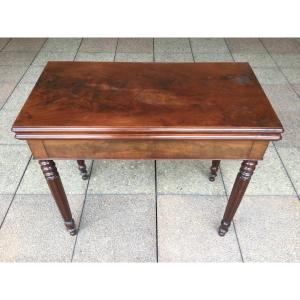 Une Table à Jeux En Acajou Du XIXe Siècle
