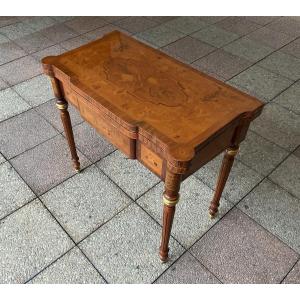 A Louis XVI Marquetry Games Table
