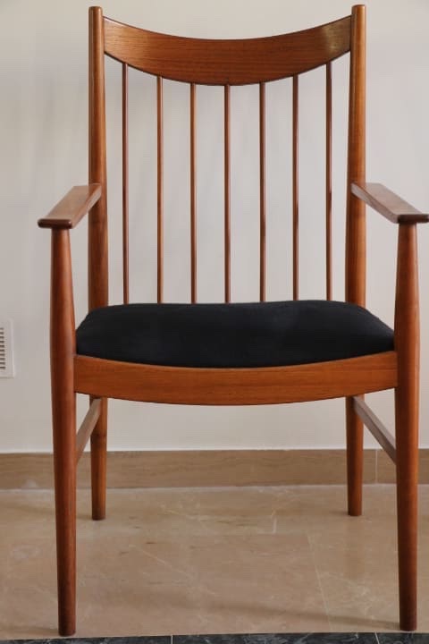 Fauteuil en palissandre par Arne Vodder pour Helge Sibast (1908-1985)