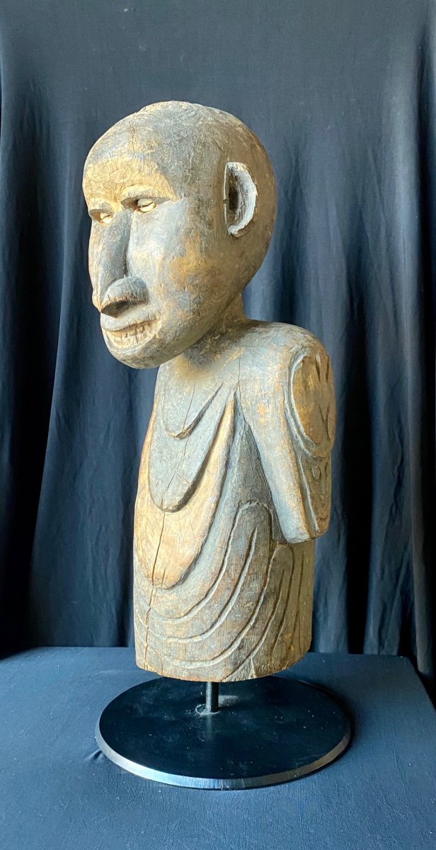 Statue faîtière Iatmul, Papouasie, Nouvelle Guinée 