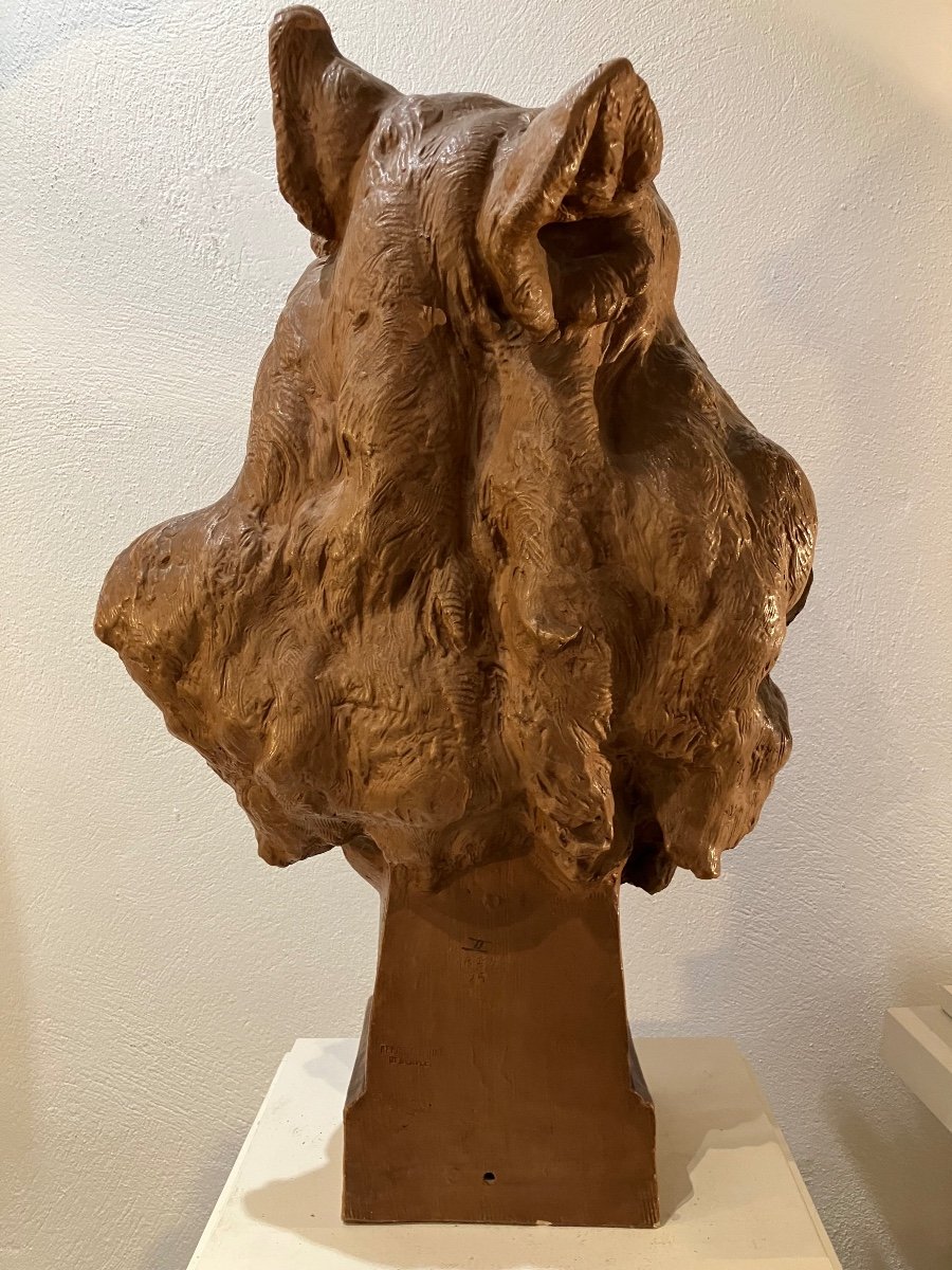 Terracotta Bust Of Fredegund By Carrier Belleuse -photo-4