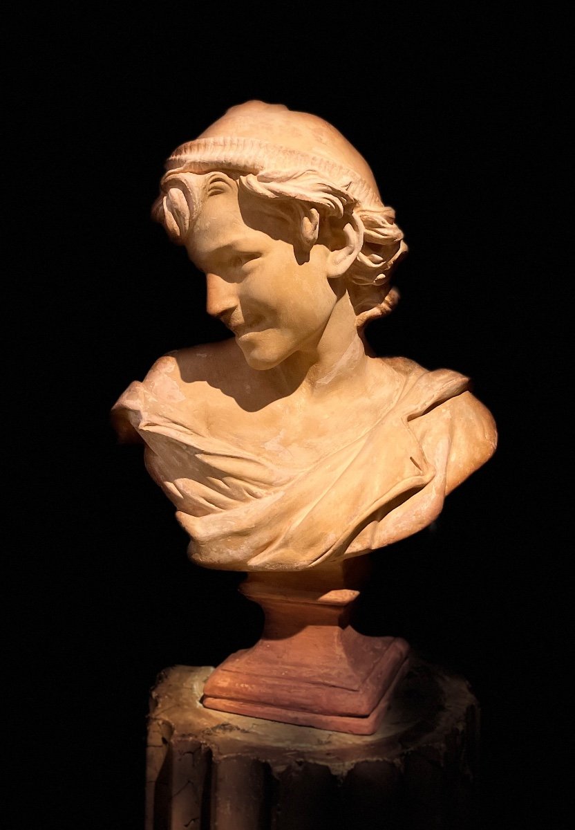 Bust Of The Neapolitan Laugher By Jb Carpeaux Circa 19th Century -photo-3