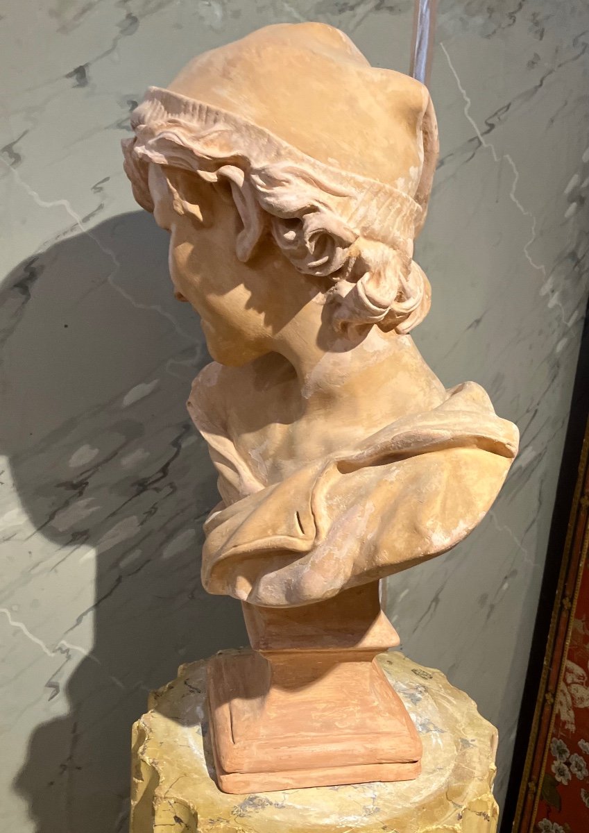 Bust Of The Neapolitan Laugher By Jb Carpeaux Circa 19th Century -photo-2