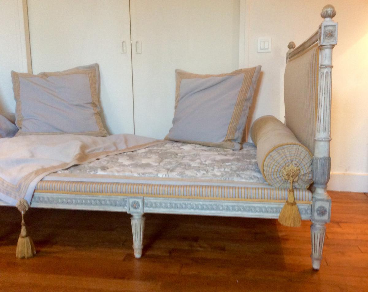 Lit De Repos De Style Louis XVI Fin XIXÈme -photo-4