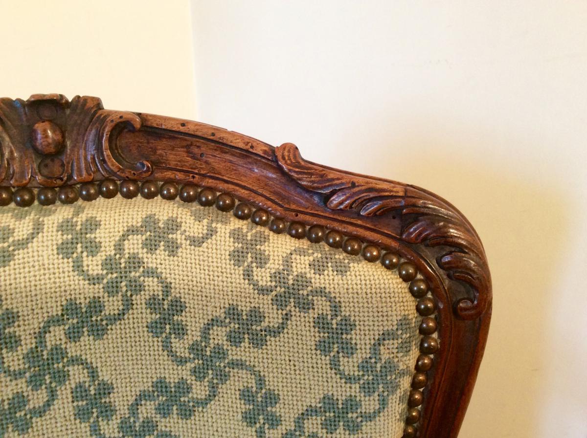 Louis XV Cabriolet Armchair-photo-1