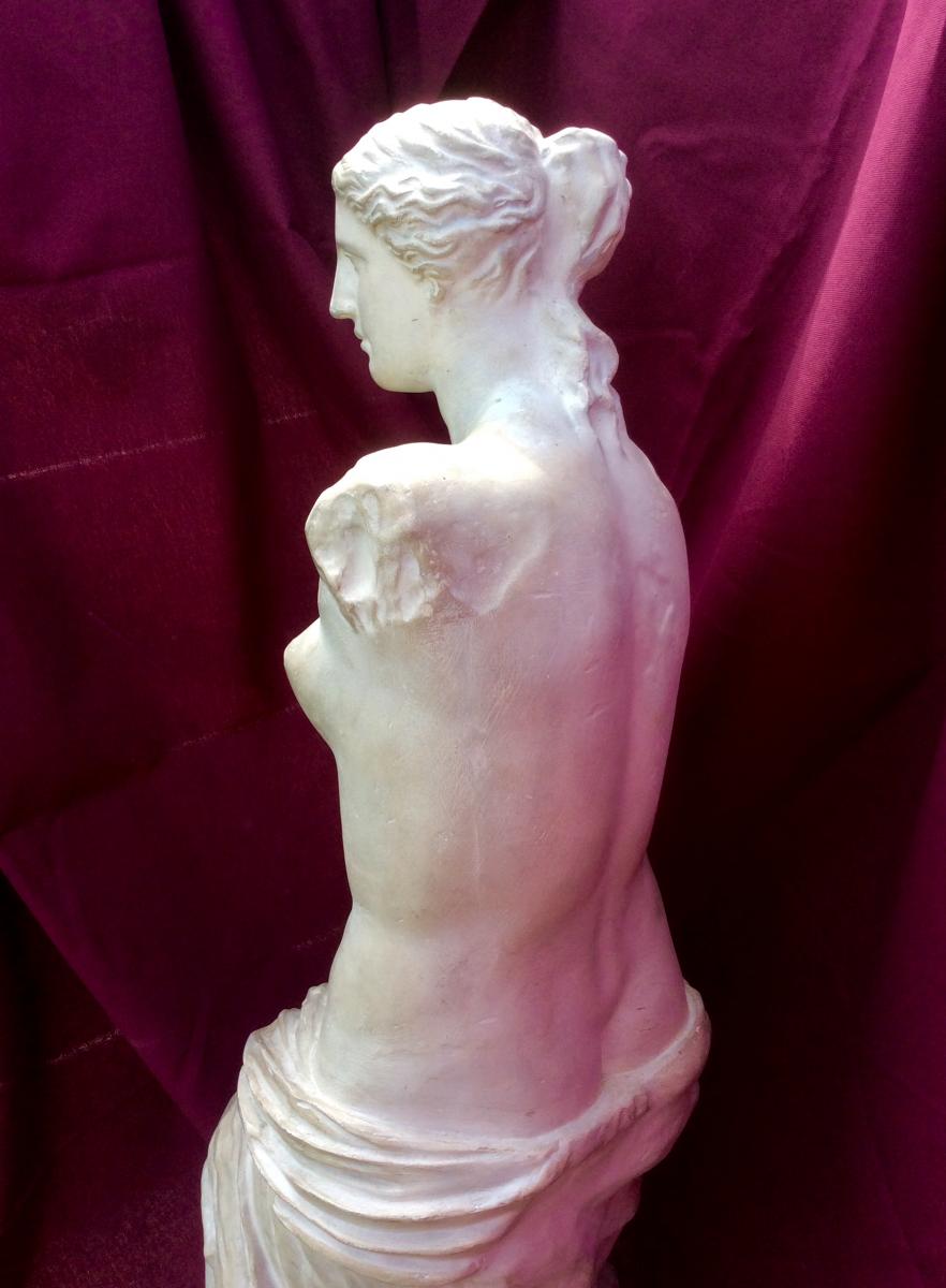 Plaster Sculpture From The Venus Of Milo Late Nineteenth-photo-5