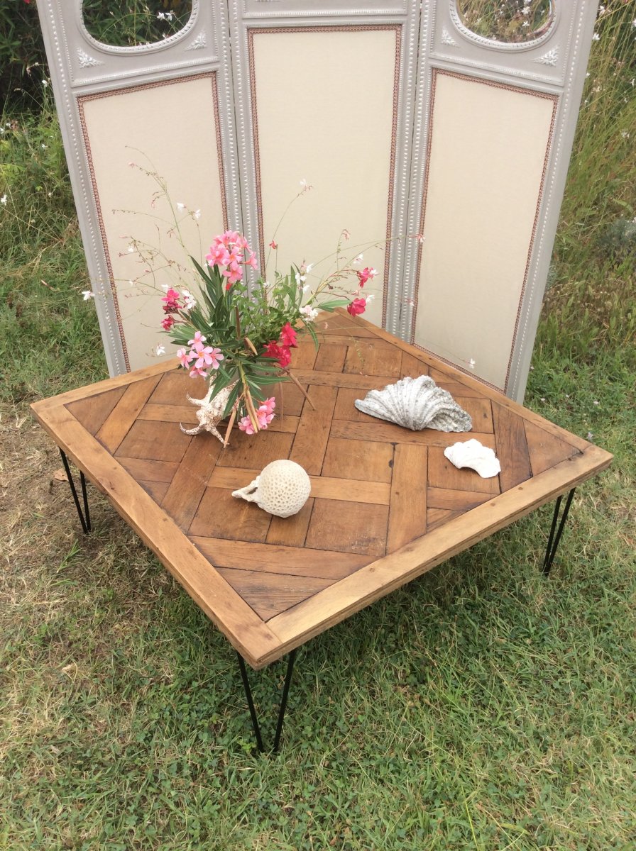 Coffee Table Parquet Versailles XVIII Eme-photo-8