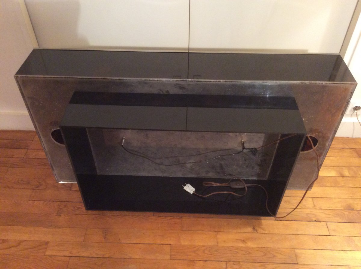 Table Basse Vintage Des Années 1970 par Éric Maville et JC Mahey. -photo-8