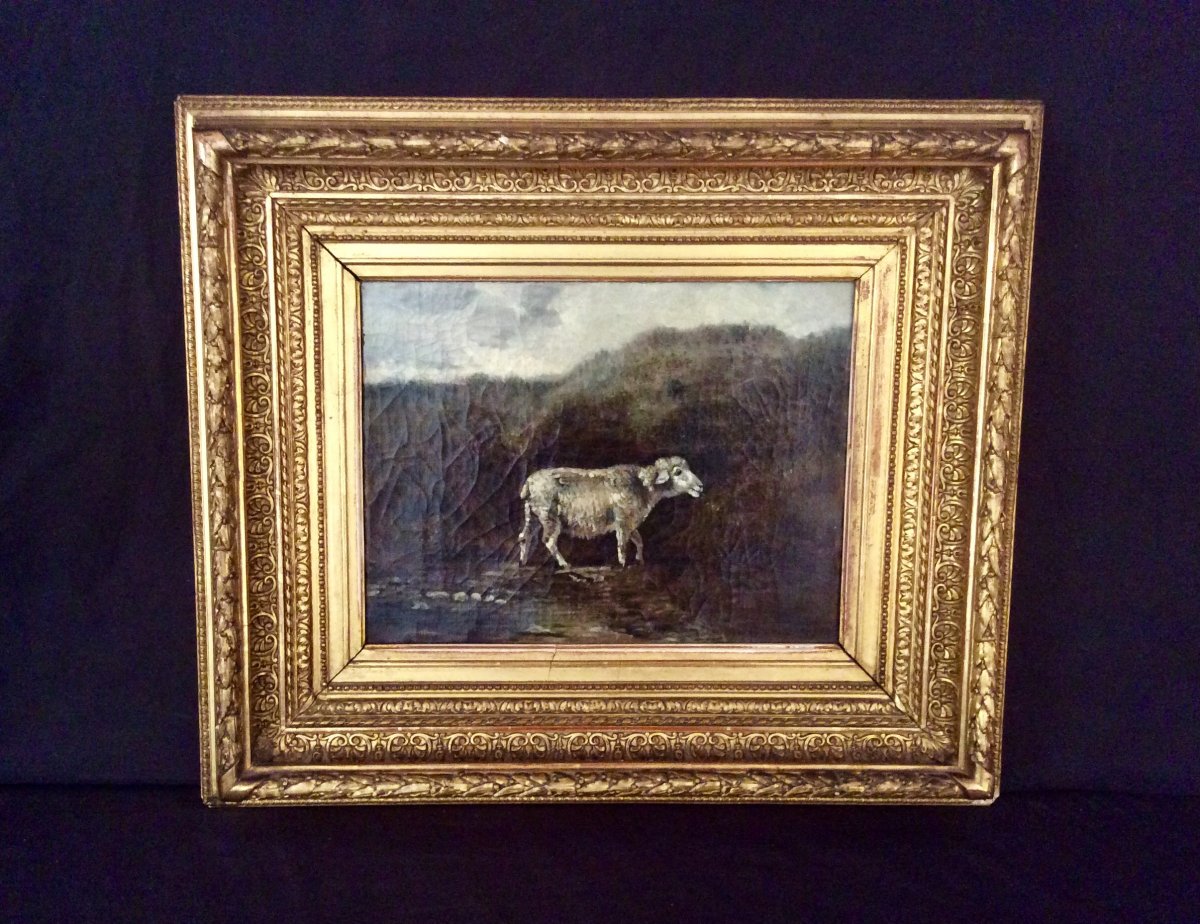Oil On Canvas French School Beginning XIX Eme
