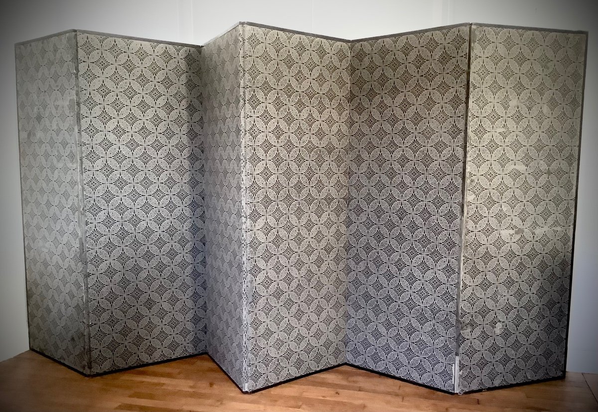 Large Japanese Screen Byobu From The End Of The Eighteenth Beginning Of The XIX-photo-8
