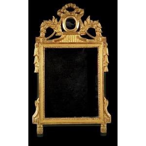 Miroir à Fronton De Style Louis XVI Circa Début XX Eme 