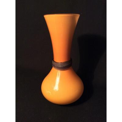 Vase En Verre De Murano Salviati 